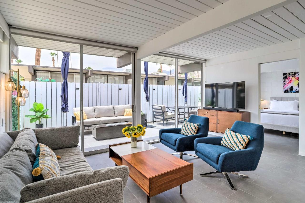 Mid-Century Palm Springs Bungalow With Patio! ภายนอก รูปภาพ